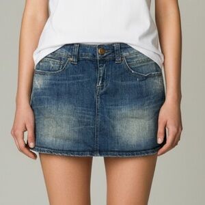 MAVI Denim‎ Mini Skirt Sz S • Medium Rise • Western Y2K Coastal Cowgirl Rodeo